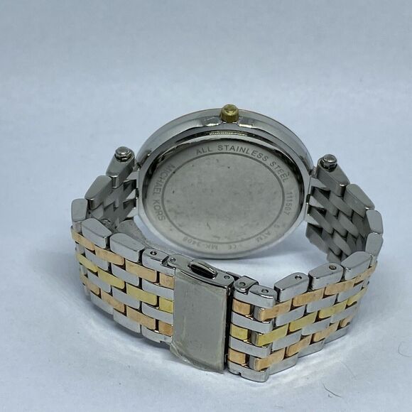 Michael Kors Darci MK3406 Womens Stainless Steel Analog Dial Quartz Watch VK407 - Picture 10 of 12